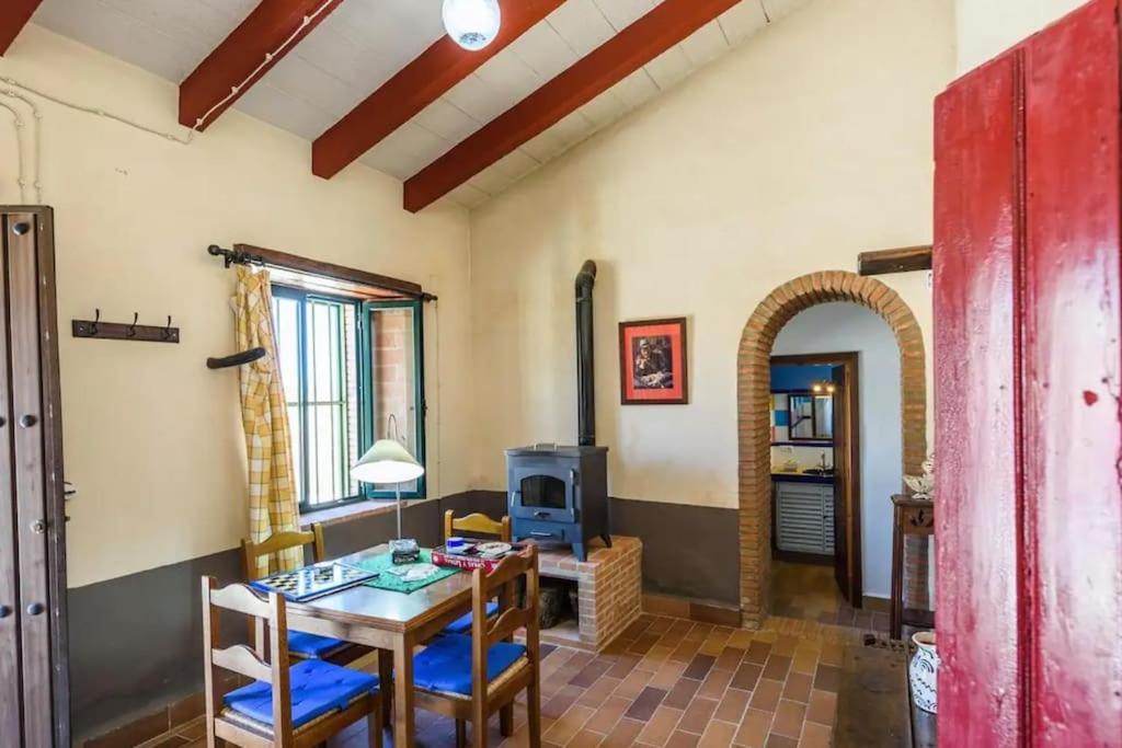 Casa Cortijo En Dehesa Sierra Leon Villa La Puebla de los Infantes Bagian luar foto